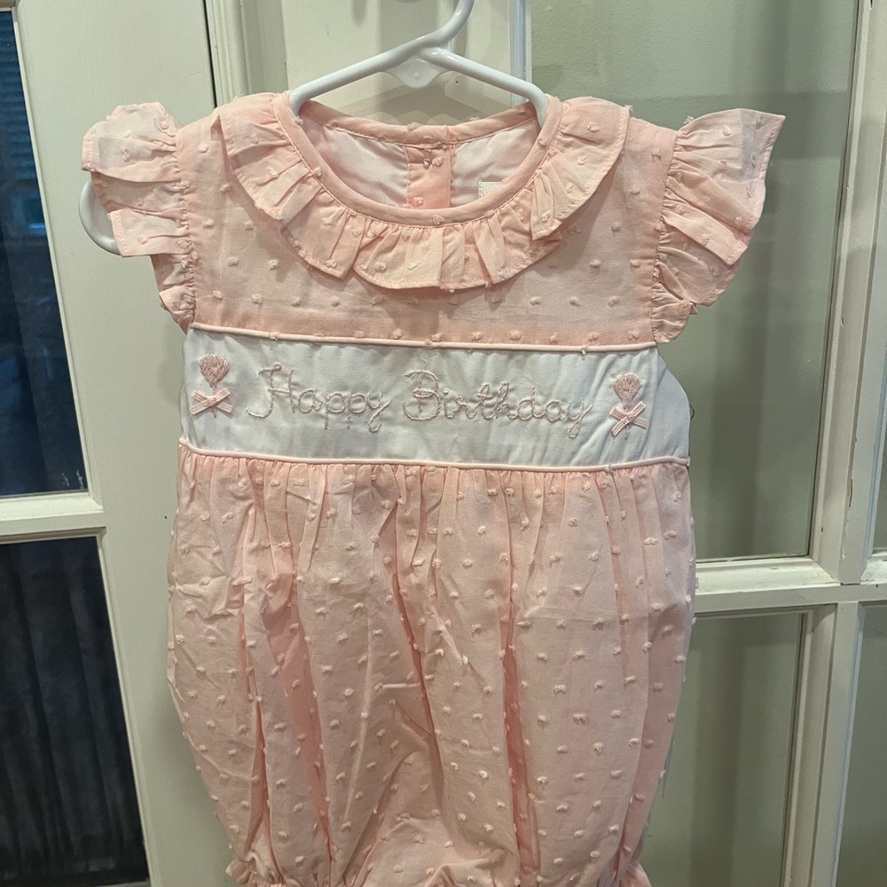 Cecil and Lou Pink Ruffled Birthday Dress